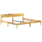 Bed Frame without Mattress Solid Reclaimed Wood 200x200cm 288439