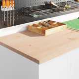 Garage Storage Cabinet White 60x51x85 cm Solid Wood Pine 860571