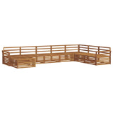 Outdoor Sofa Set 8 pcs Natural 3373939