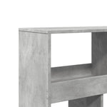 Bookcase Concrete Grey 100x33x187.5 cm Engineered Wood 3309378