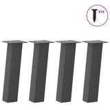 Coffee Table Legs 4 pcs Anthracite 30 cm Steel 4012498