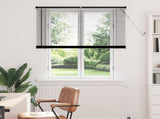 Venetian Blind Black 150 x 120 cm 25 mm PVC 42003740