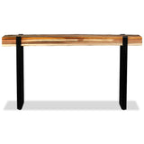Console Table Solid Reclaimed Wood Adjustable 244594