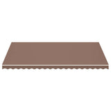 Replacement Fabric for Awning Brown 5x3 m 311981