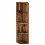 Corner Shelf 4-Tier 41.5 x 41.5 x 143 cm Engineered Wood 8016340