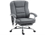 Office Chair with 6-point Massage and Heat, Fabric Computer Desk Chair with Reclining Backrest, High T3398P341237