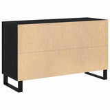 Sideboard Black Oak 100 x 36 x 60 cm Engineered Wood 862960