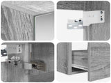 Bathroom Furniture Set 4 pcs Grey Sonoma 3407100