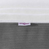 Bed Mattress with Mattress Light Grey 80 x 200 cm Fabric 42008256