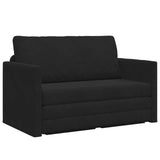 Folding Sofa Bed Black 124 x 71 x 78 cm Velvet 42030517