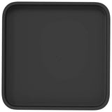 Square Flower Tray 24 pcs Black 32 x 32 x 2.5 cm Plastic 42020377