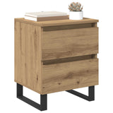 Bedside Cabinet with Drawer 2 pcs Artisan Oak 40 x 35 x 50 cm 881917