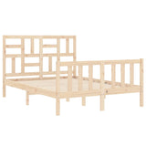 Bed Frame without Mattress 140x200 cm Solid Wood Pine 3193076