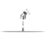 Rain Shower Head Stainless Steel 50 cm Round 142158
