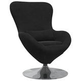 Egg Chair Black 63 x 73 x 90 cm Velvet 42002730