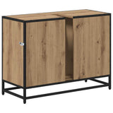 Bathroom Cabinet Artisan Oak 80 x 33 x 60 cm Engineered Wood 883638