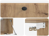 Wall-Mounted TV Cabinet Artisan Oak 59.5 x 31 x 30 cm 899224