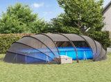 Pool Tent Dome Transparent 640 x 432 x 205 cm 42001145
