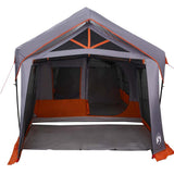Family Tent Grey and Orange 620 x 322 x 240 cm Polyester 4100699