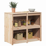 Kitchen Cabinet with Shelf MEPPEL Brown Oak 106 x 55 x 92 cm 868177
