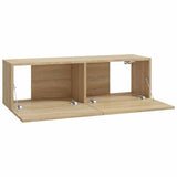 8 Piece TV Cabinet Set Sonoma Oak Engineered Wood 3114296