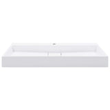 Wash Basin 100x46x11 cm Mineral Cast/Marble Cast White 144066