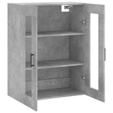 Wall Mounted Cabinet Concrete Grey 69.5x34x90 cm 828488