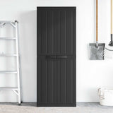 Outdoor Storage Cabinet Black 65x37x165 cm PP 364205