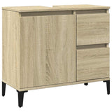 Bathroom Cabinet Sonoma Oak 65x33x60 cm Engineered Wood 847405