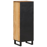 Highboard 40x34x110 cm Solid Wood Rough Mango 377579