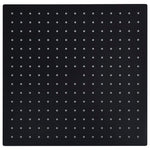 ZNTS Rain Shower Head Stainless Steel 40x40 cm Square Black 147698