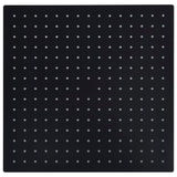 ZNTS Rain Shower Head Stainless Steel 40x40 cm Square Black 147698