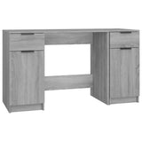 Desk with Side Cabinet Grey Sonoma Engineered Wood 3115914