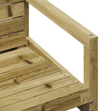 Garden Chair 57.5x63x76 cm Impregnated Wood Pine 832551