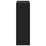Highboard Black 70x41x124 cm Engineered Wood 846405