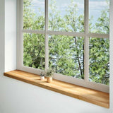 Window Sills 2 pcs Light Brown 160x25x2 cm Solid Wood Oak 4009148
