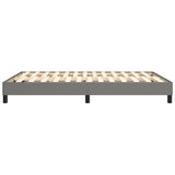 Box Spring Bed Frame Dark Grey Double Fabric 3121167