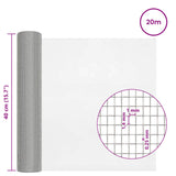 Mesh Screen 40 x 2000 cm 18 Mesh Stainless Steel 201 Silver 42039604