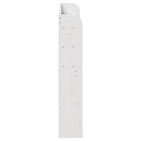 Headboard with Shelves White 90 cm Solid Wood Pine 850963