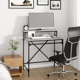Desk Grey Sonoma 80x50x90 cm Engineered Wood and Iron 826707