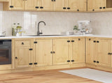 Cabinet SKI Honey Brown 80 x 46 x 81 cm Solid Pine Wood 42007570