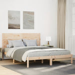 Extra Long Bed Frame without Mattress 160x220 cm Solid Wood 3309287