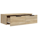 Wall Cabinets 2 pcs Sonoma Oak 68x30x20 cm Engineered Wood 3115894