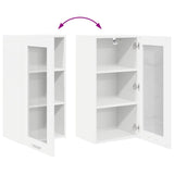 Hanging Cabinet White 40 x 31 x 80 cm Engineered Wood 884298
