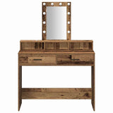 Dressing Table Brown 100 x 41 x 140 cm Engineered Wood 865179