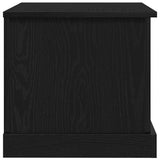 Storage Box Black oak 70 x 40 x 38 cm Engineered Wood 862826