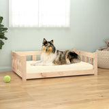 Dog Bed 95.5 x 65.5 x 28 cm Natural 833255