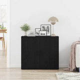 Sideboard Black Oak 80 x 33 x 70 cm Engineered Wood 862800