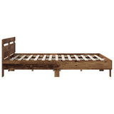 Bed Frame Old Wood 120 x 190 cm Engineered Wood 3446597