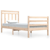 Bed Frame without Mattress 90x200 cm Solid Wood 3105300